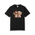 Jesus and Lamb Illustration T-Shirt | Cute Felt Doll Friendship Print